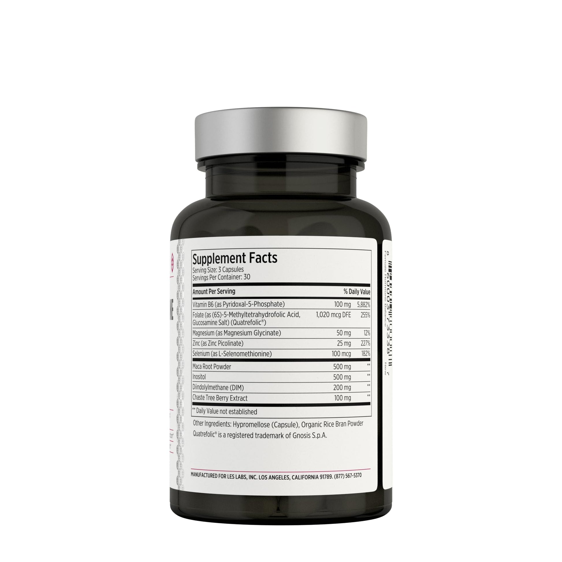 LES Labs Female Hormone Balance Supplement – Hormone Support for Women with Inositol, DIM, Vitex, Chaste Tree, Vitamin B6 & Folate – Menstrual Cycle & Fertility Support – 90 Capsules – Non-GMO LES LabsBuy Supplements Australia