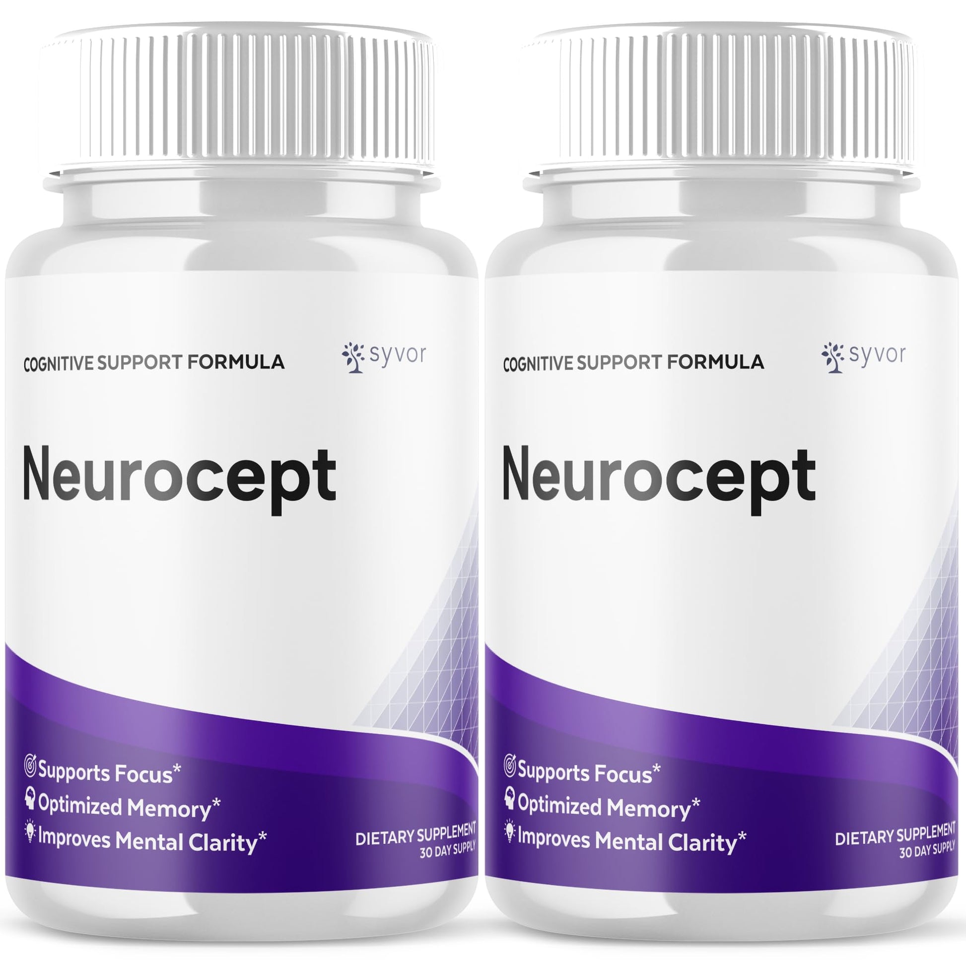 (2 Pack) Neurocept Capsules, Official Neurocept Brain Supplement Pills with All Natural Ingredients, Advanced Formula Support Pills with Max Strength Premium Vitamins for Women & Men (120 Capsules) SyvorBuy Supplements Australia