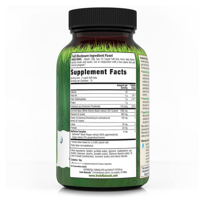 Irwin Naturals Maximum Strength 3-in-1 Carb Blocker - Neutralize Carbohydrates Irwin NaturalsBuy Supplements Australia