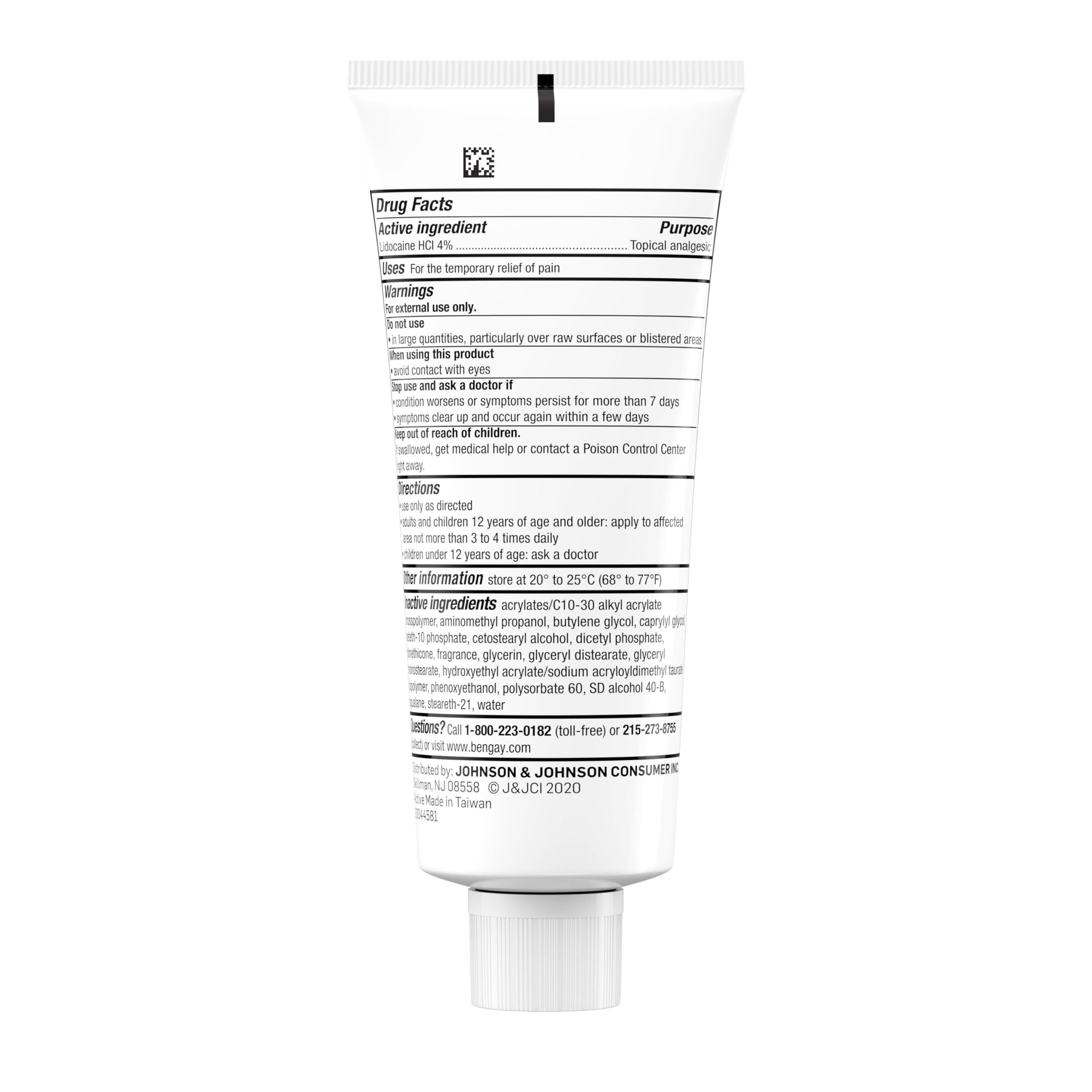 Bengay Lidocaine Pain Relief Cream, Maximum Strength OTC, Non-Greasy Topical Analgesic with 4% Lidocaine to Desensitize Nerves, Numbing Cream with a Soothing Jasmine Scent, 3 oz BengayBuy Supplements Australia