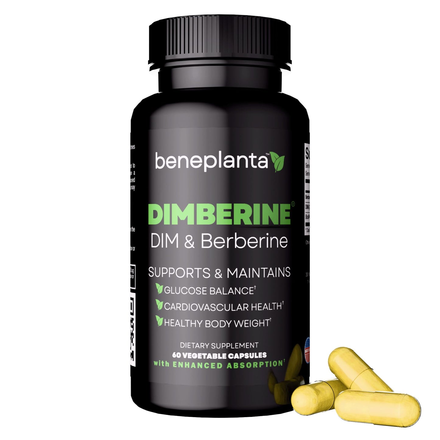 Dimberine - DIM & Berberine, High Purity Enhanced Absorption Formula - 60 Capsules DimberineBuy Supplements Australia