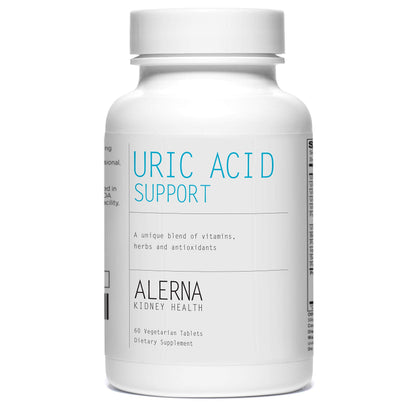 Alerna Kidney Health Uric Acid Support Supplement – Tart Cherry, Celery Seed, Turmeric, Quercetin – 60 Vegetarian Tablets (Pack of 3) Alerna Kidney HealthBuy Supplements Australia