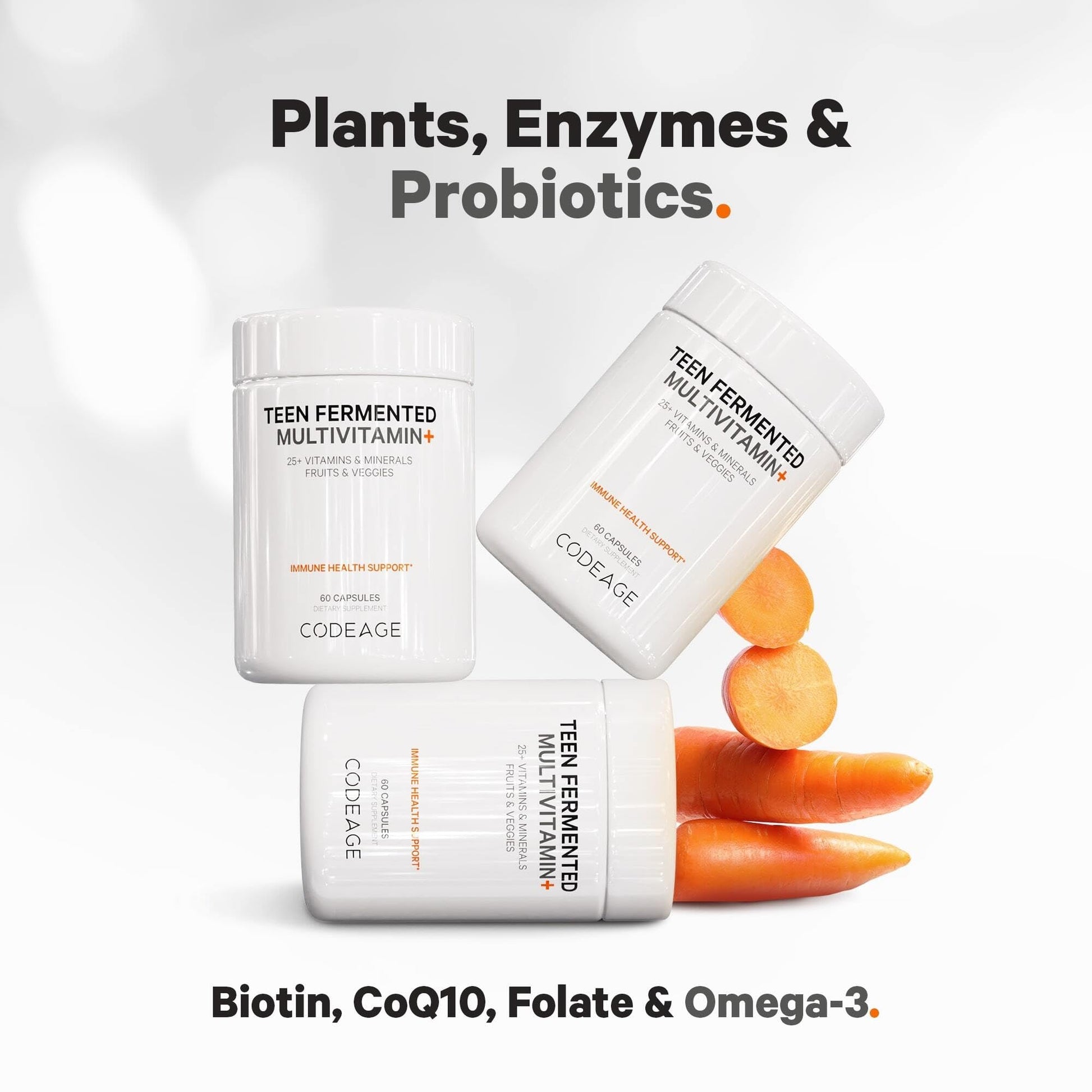 Codeage Immune Support Bundle Multivitamin for Women + Multivitamin for Teens CodeageBuy Supplements Australia