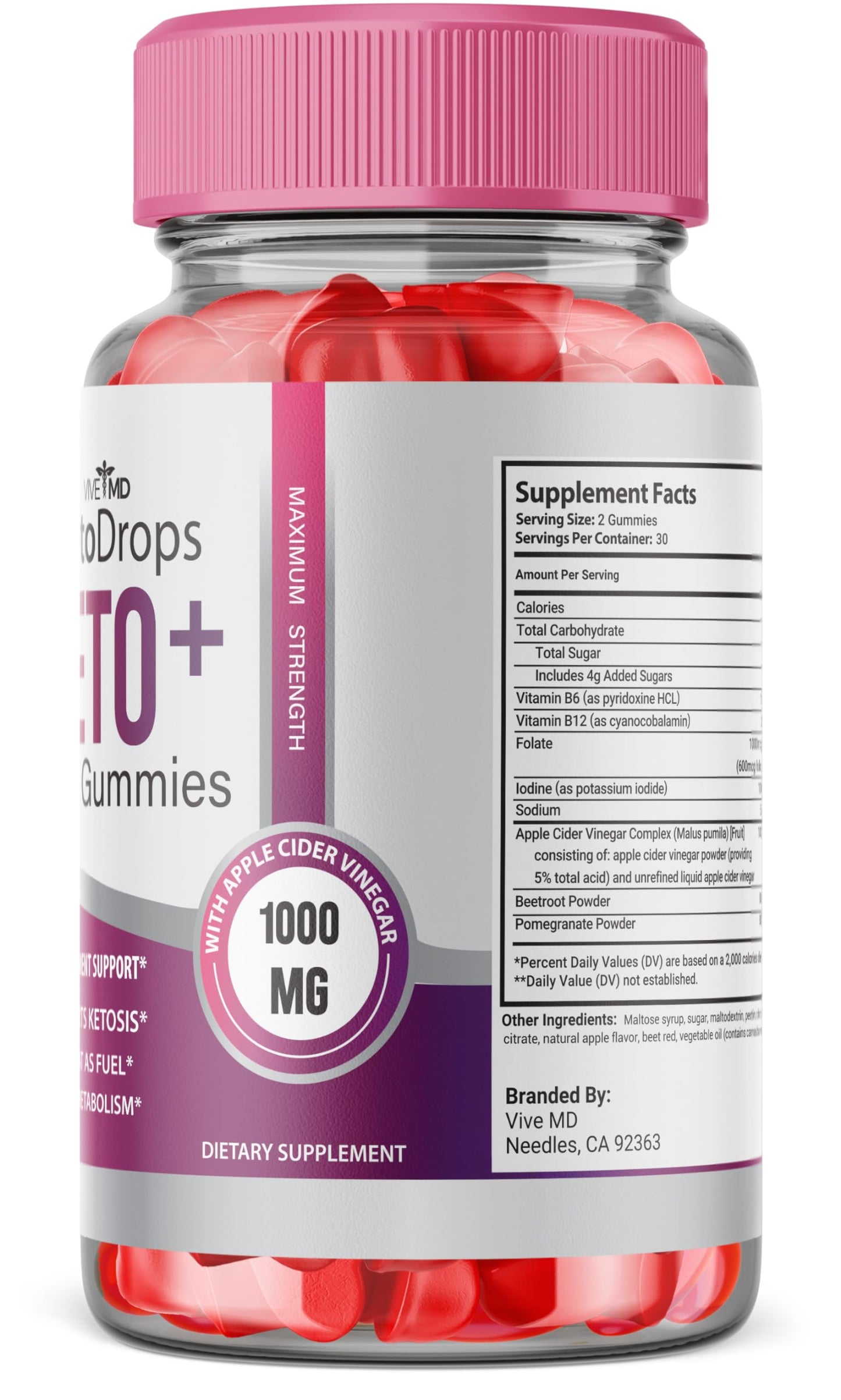 VIVE MD Keto Drops ACV Gummies Keto Drops ACV Gummies 525 MG Keto Drops Gummies VIVE MDBuy Supplements Australia