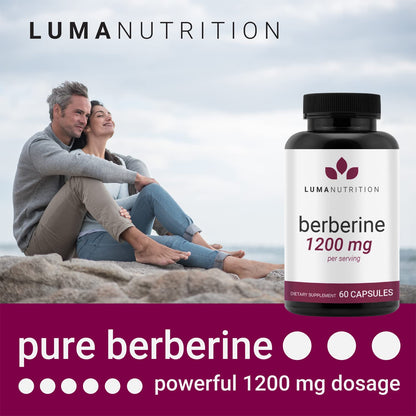 Luma Nutrition Berberine Supplement - Berberine 1200mg Per Serving - Berberine HCI Luma NutritionBuy Supplements Australia