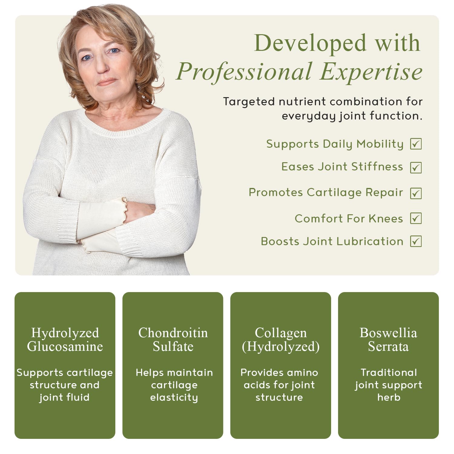 M.D. Joint - Experts Formulated Supplement - Joint Supplements for Women & Men, Knees, HIPS, Ankles, Collagen, Hydrolyzed, Glucosamine Chondroitin MSM, BioPerine, Turmeric - 120 Capsules (Pack of 1) M.D. BlendBuy Supplements Australia
