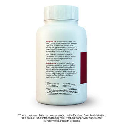 MYBODYRX Endocalyx Pro Supplement – Endothelial Glycocalyx Support 120 Capsules - Vascular & Microcirculation Health – Clinically-Studied – Patented – Supports Nitric Oxide Functions MYBODYRXBuy Supplements Australia