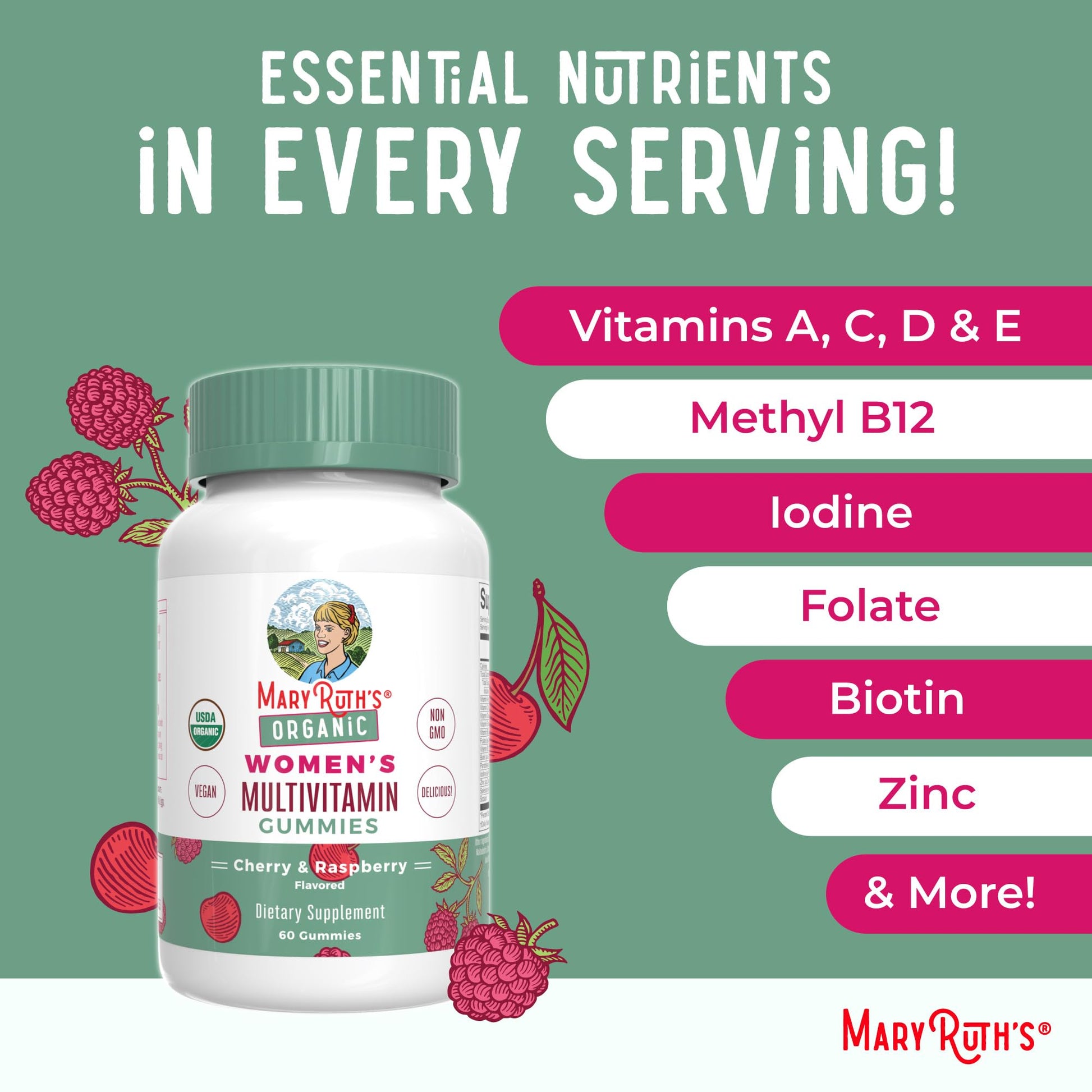 MaryRuth Organics Multivitamin for Women 14 | Women's Multivitamin Gummies for Immune Support| Skin Health | MaryRuth OrganicsBuy Supplements Australia