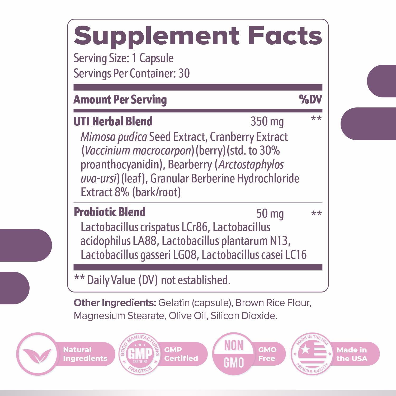 Femipro Bladder Control Supplements for Women & Men, Natural Herb & Probiotic Blend, Supports Urinary Tract Health & Microbiome Balance | Made in USA Non-GMO, 30 Capsules, 1 Month Supply Nature’s NutriWaveBuy Supplements Australia