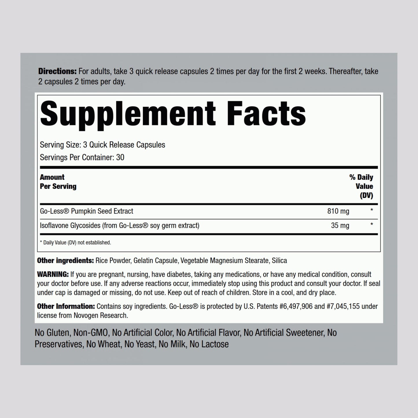 Piping Rock Bladder Control Pills for Women and Men | 90 Capsules | Maximum Strength Formula | Pumpkin Seed Extract | Non-GMO, Gluten Free Supplement Piping RockBuy Supplements Australia