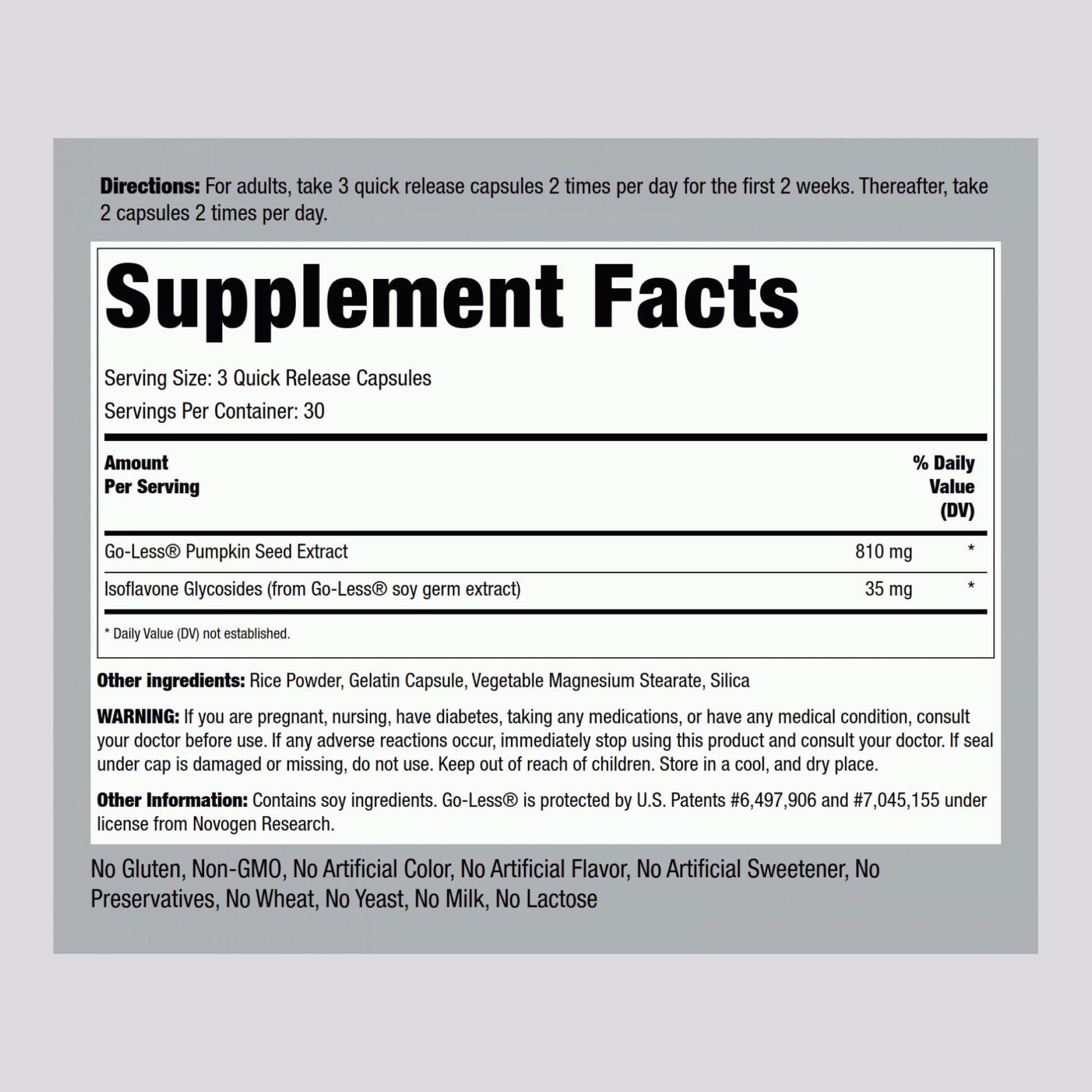 Piping Rock Bladder Control Pills for Women and Men | 90 Capsules | Maximum Strength Formula | Pumpkin Seed Extract | Non-GMO, Gluten Free Supplement Piping RockBuy Supplements Australia