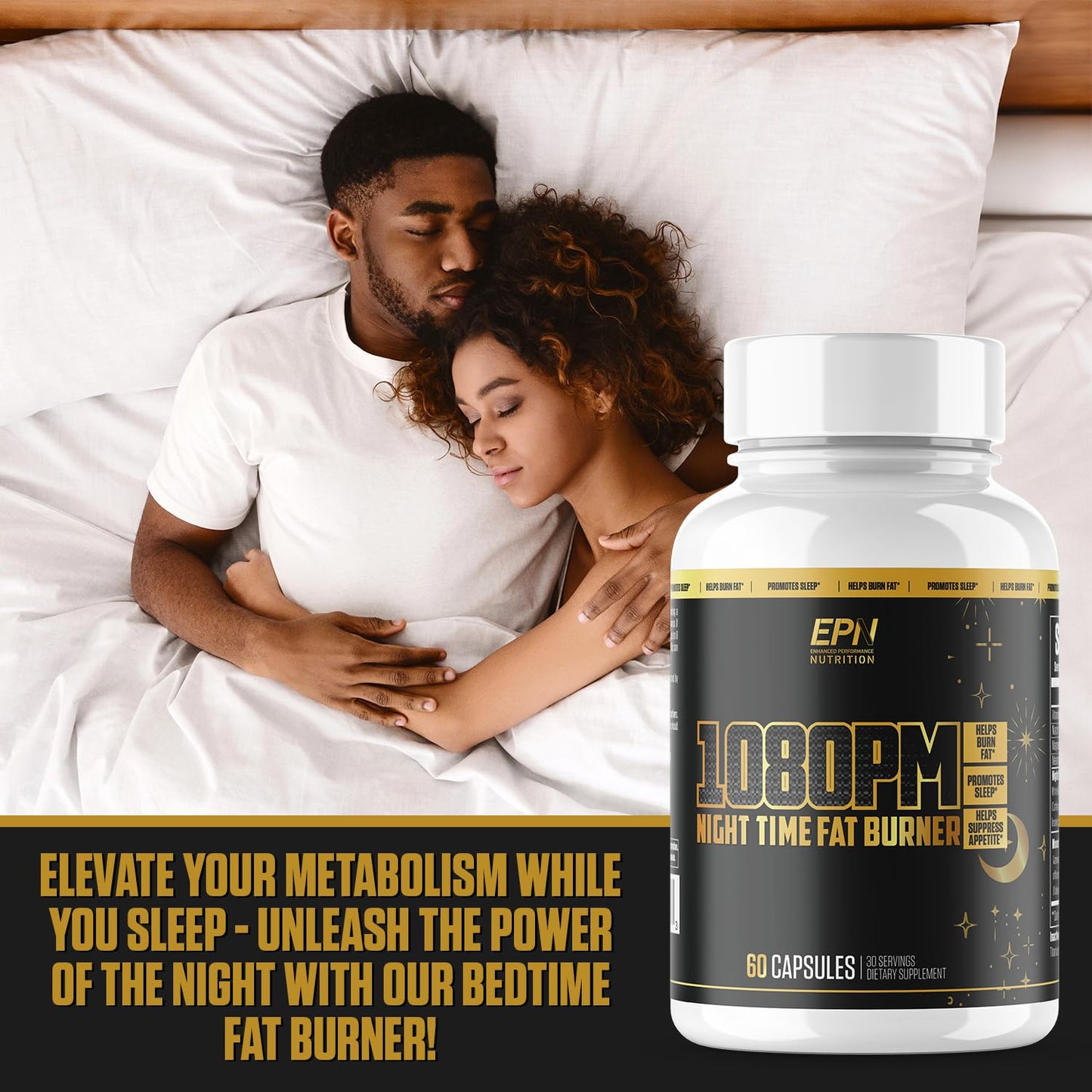 1080PM Thermogenic Night Time Fat Burner | #1 Sleep Aid Fat Loss Supplement to Reduce EPN SupplementsBuy Supplements Australia