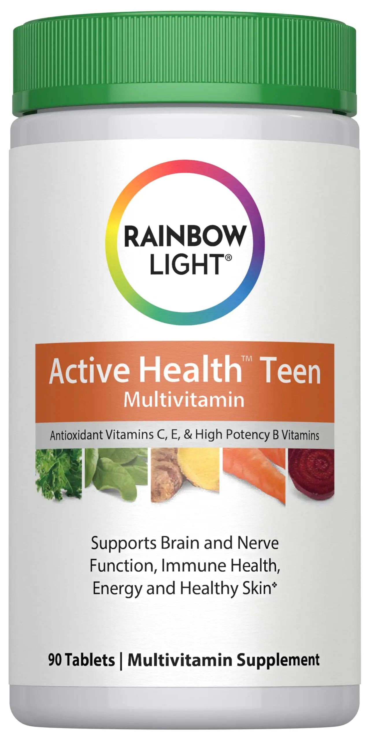 Rainbow Light Multivitamin for Teens, Vitamin C, Zinc, & B Complex, Supports Brain Health, Nerve Function Rainbow LightBuy Supplements Australia