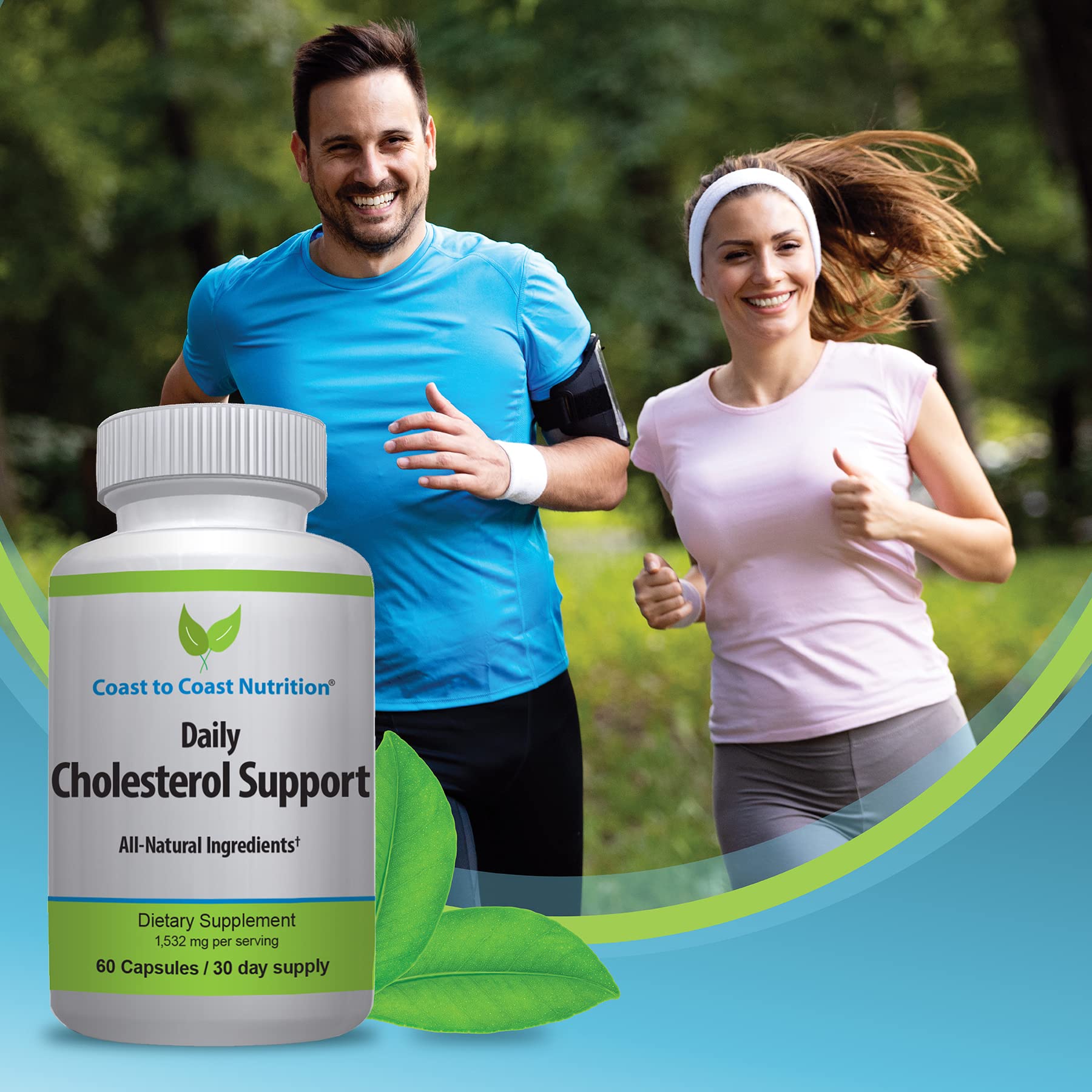Coast to Coast Nutrition Cholesterol Support Supplement - Support Cardiovascular & Artery Performance, Target Bad LDL Levels & Plaque Calcium Buld-Up - Promote Circulation & Blood Flow - 60 Capsules Coast to Coast NutritionBuy Supplements Australia