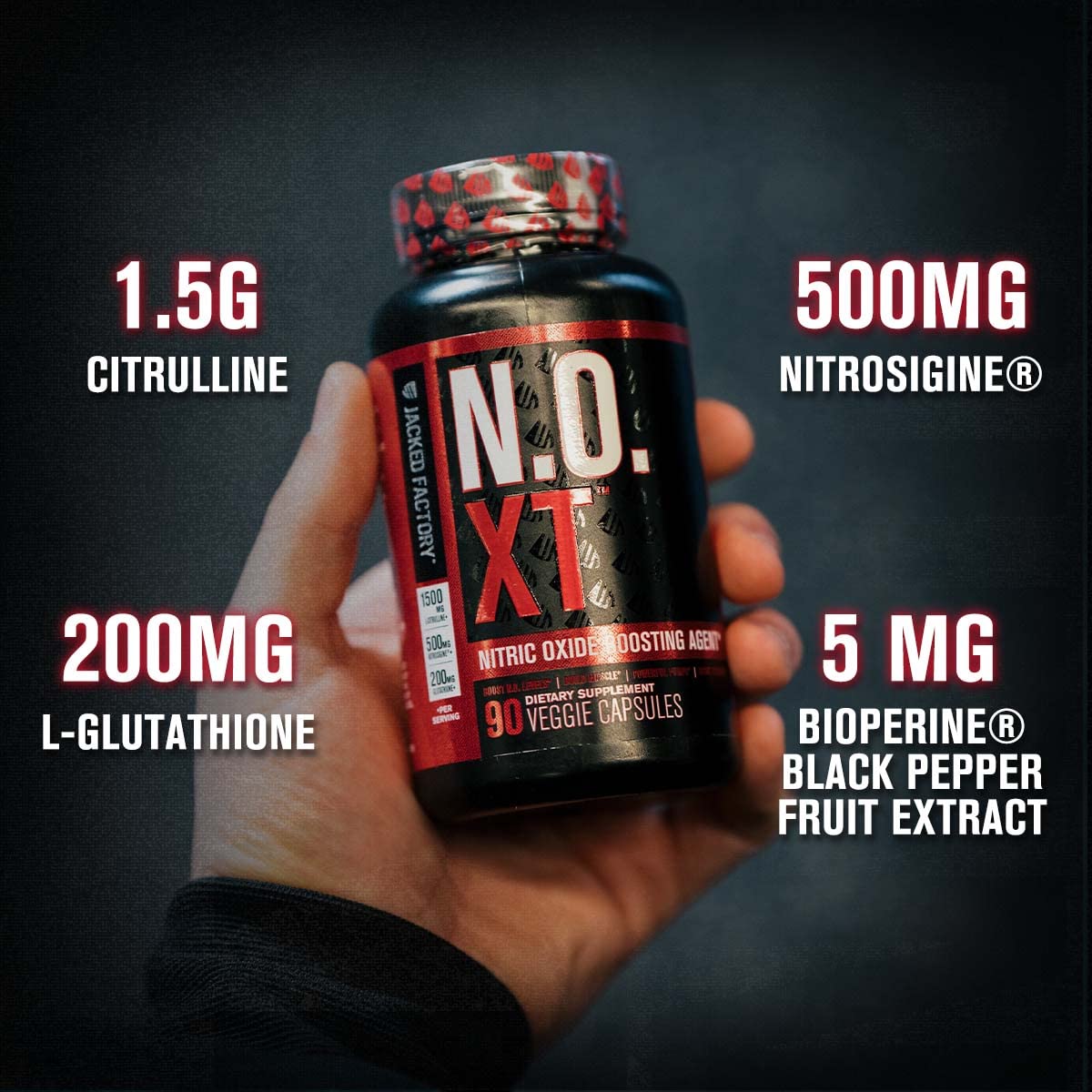 Jacked Factory AM & PM Muscle Building Stack - N.O. XT, Build XT, & Build PM