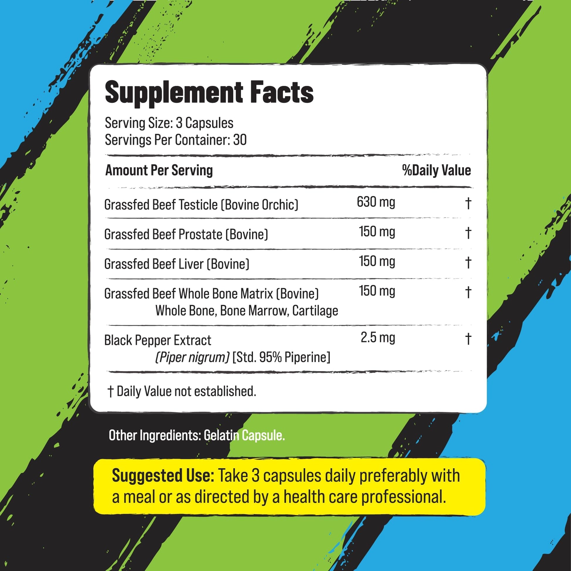 Grass Fed Beef Organ Supplement for Men - Male Optimization Pills - 6 Vital Beef Organs to Drive Prostate Health & Peak Performance, Made in USA, 90 Capsules (2 Pack) PRIMAL FURYBuy Supplements Australia