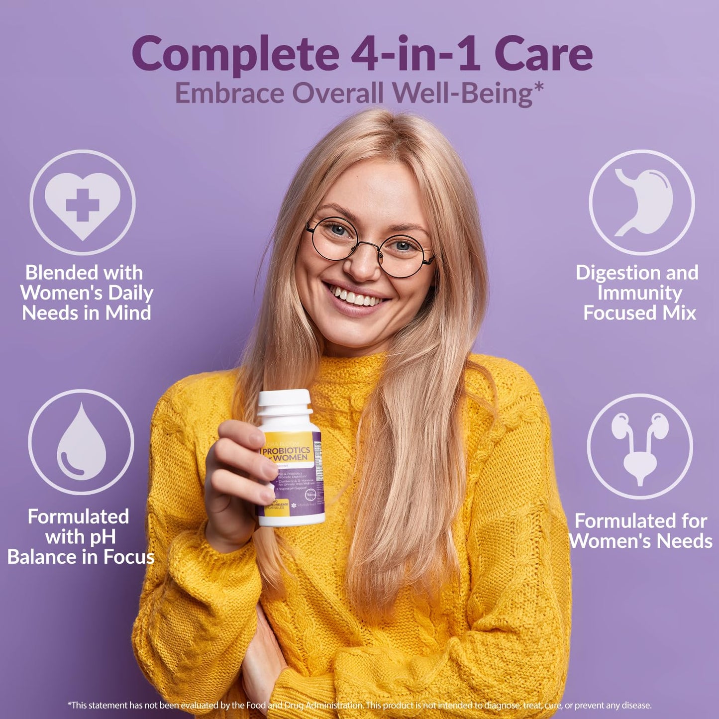 Probiotics for Women- 3 Pack(180 Capsules) - Ultimate Flora Bloom Probiotic Supplement for Women Intimate RoseBuy Supplements Australia