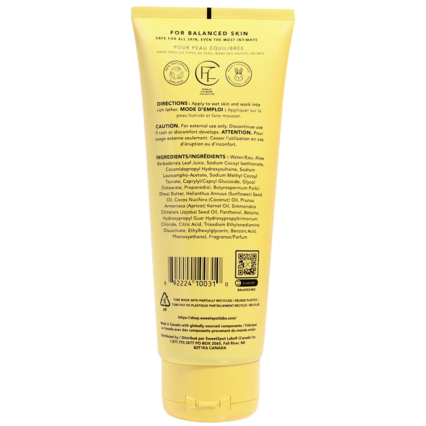 SweetSpot Labs Feminine Wash, Gentle Vanilla Blossom Scent, with Shea Butter and Aloe Vera, Sulfate Free SweetSpot LabsBuy Supplements Australia