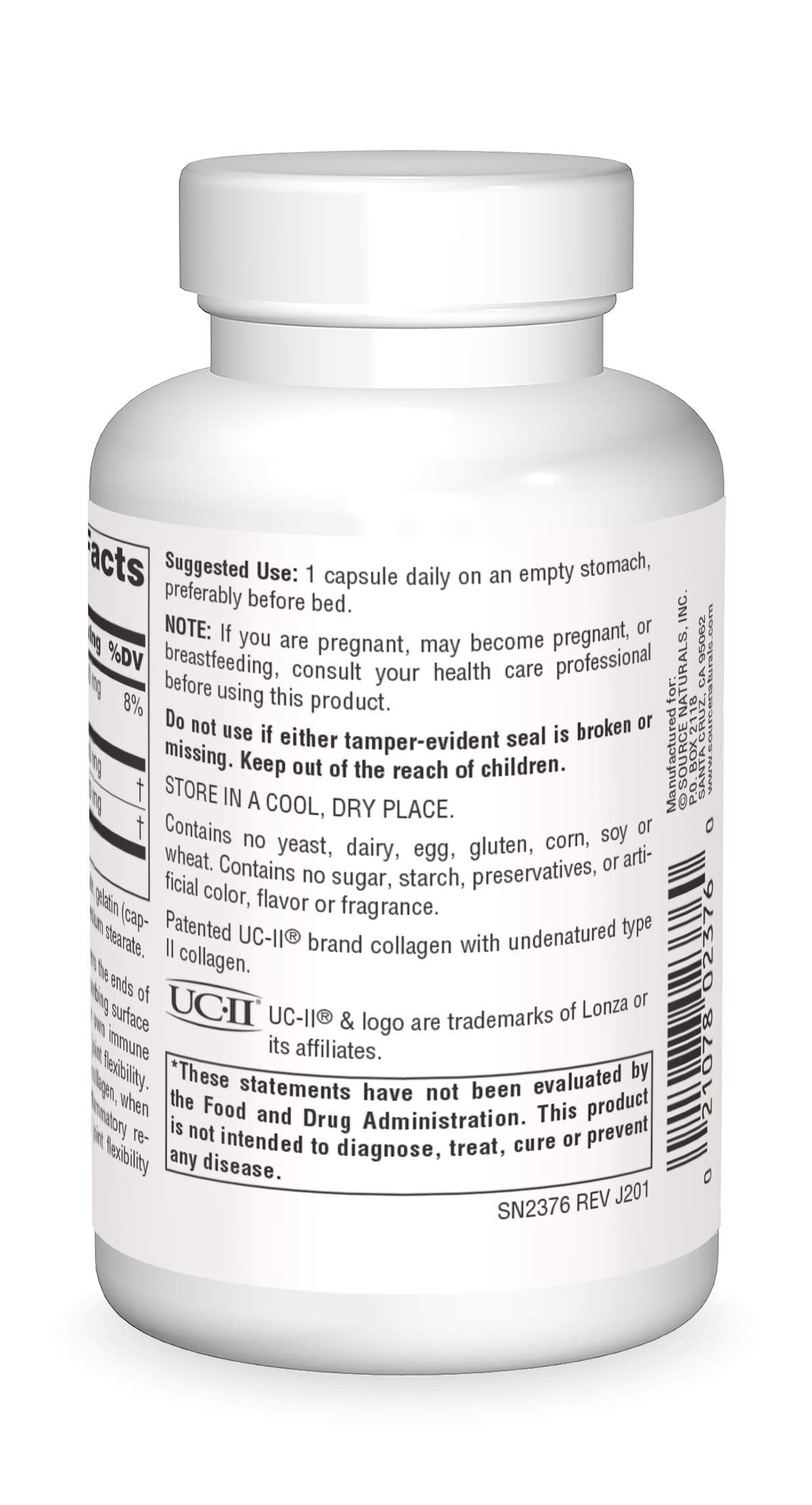 Source Naturals UC-II, Undenatured Collagen Joint Comfort Source NaturalsBuy Supplements Australia