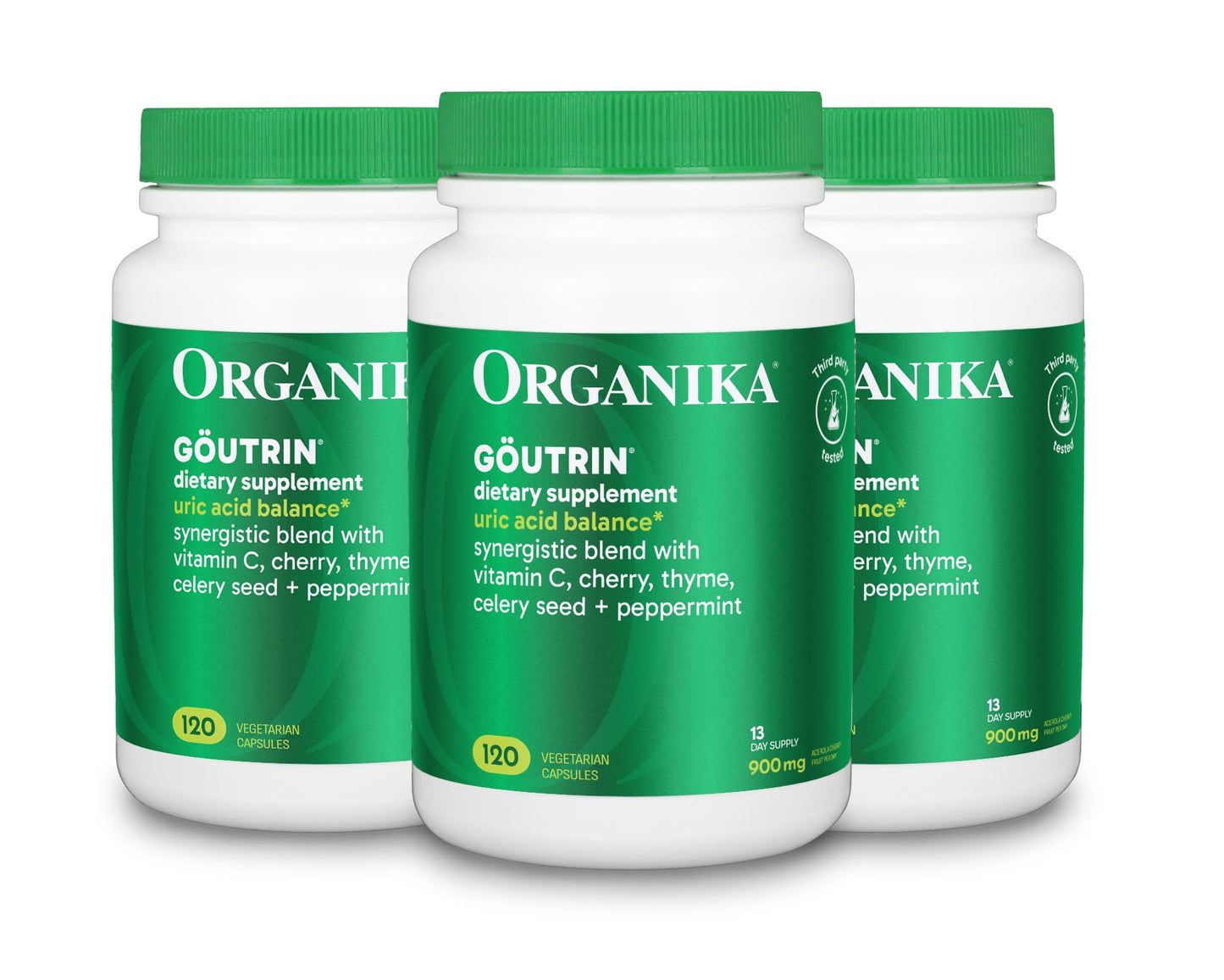 Organika Goutrin Supplement - 120ct, Pack of 3 OrganikaBuy Supplements Australia