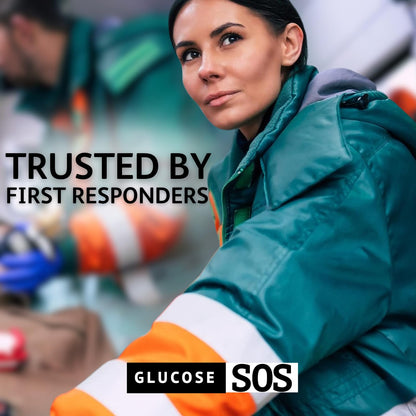 Glucose SOS Glucose Powder Packets with Natural Dextrose, Fast-Absorption That Instantly Dissolves in Your Mouth with No Water Needed, Sweet & Tangy 12 Servings Glucose SOSBuy Supplements Australia
