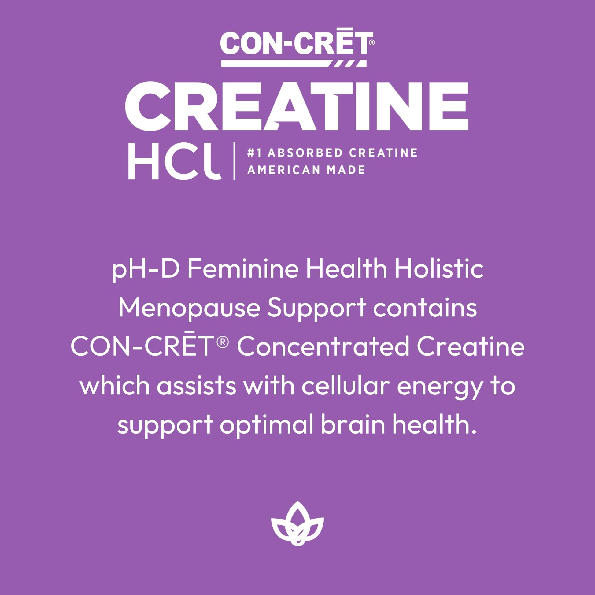 pH-D Feminine Health - Holistic Menopause Support - Oral Supplement with CON-CRET Concentrated Creatine pH-D Feminine Health SupportBuy Supplements Australia