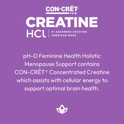 pH-D Feminine Health - Holistic Menopause Support - Oral Supplement with CON-CRET Concentrated Creatine pH-D Feminine Health SupportBuy Supplements Australia