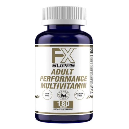 FXSUPPS Performance Multi-Vitamin with Amino Acids, Beta-Alanine and L-Carnitine, Enhanced Performance and Recovery, 180 Tablets FXSUPPSBuy Supplements Australia