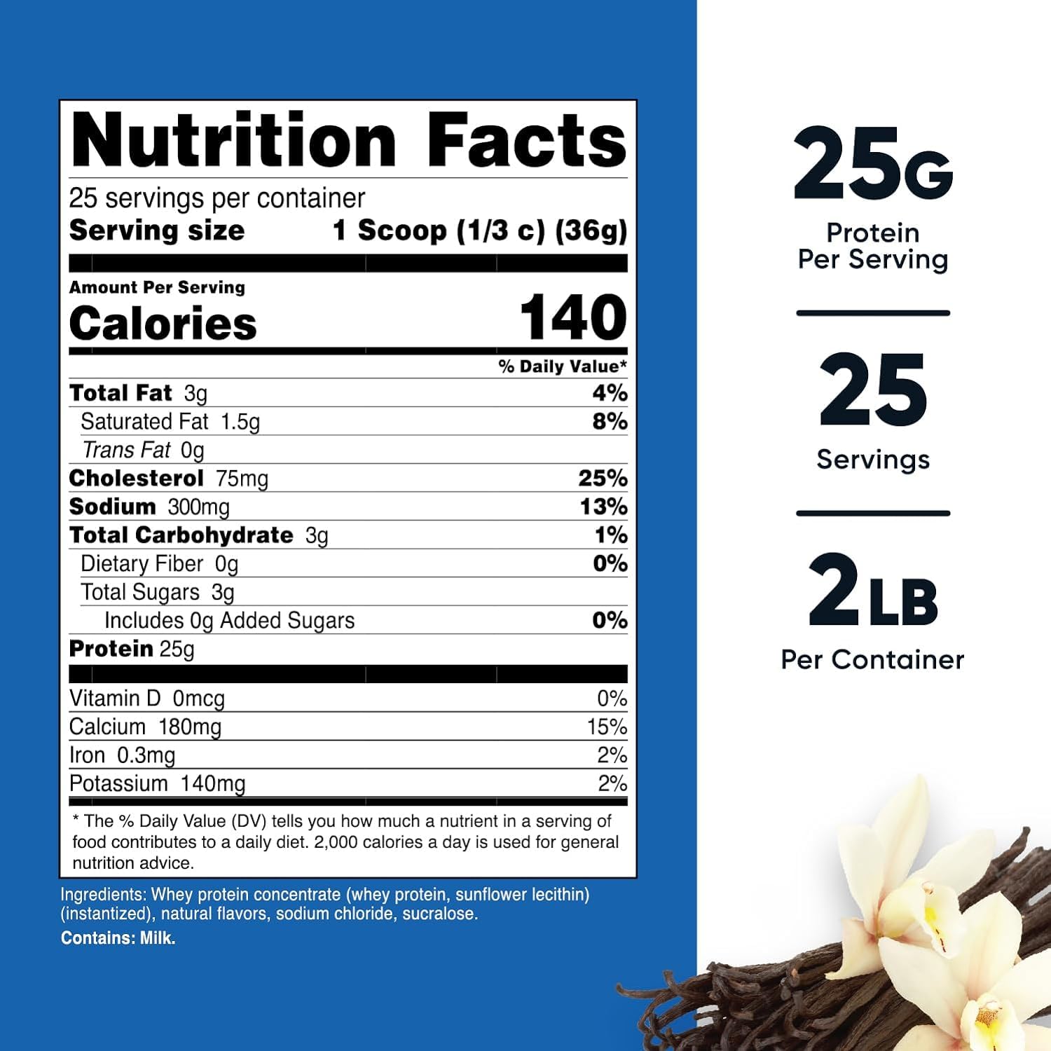 Nutricost Whey Protein Concentrate (Vanilla) 2LBS NutricostBuy Supplements Australia