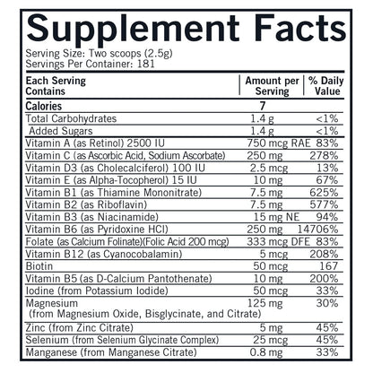 Super Nu-Thera Powder - Hypoallergenic - Unflavored - 16 Ounces KirkmanBuy Supplements Australia