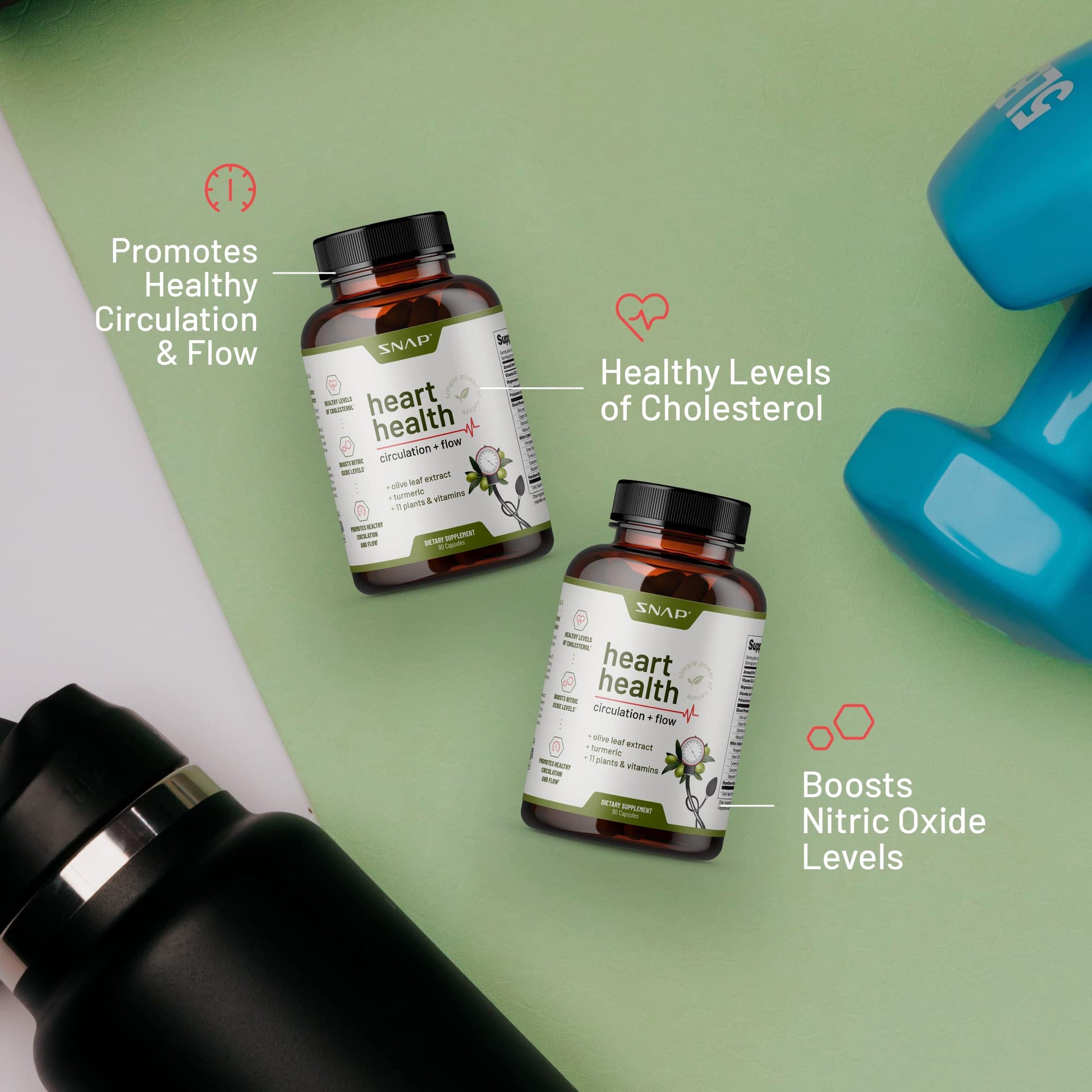 Snap Supplements Heart Health and Nitric Oxide Booster