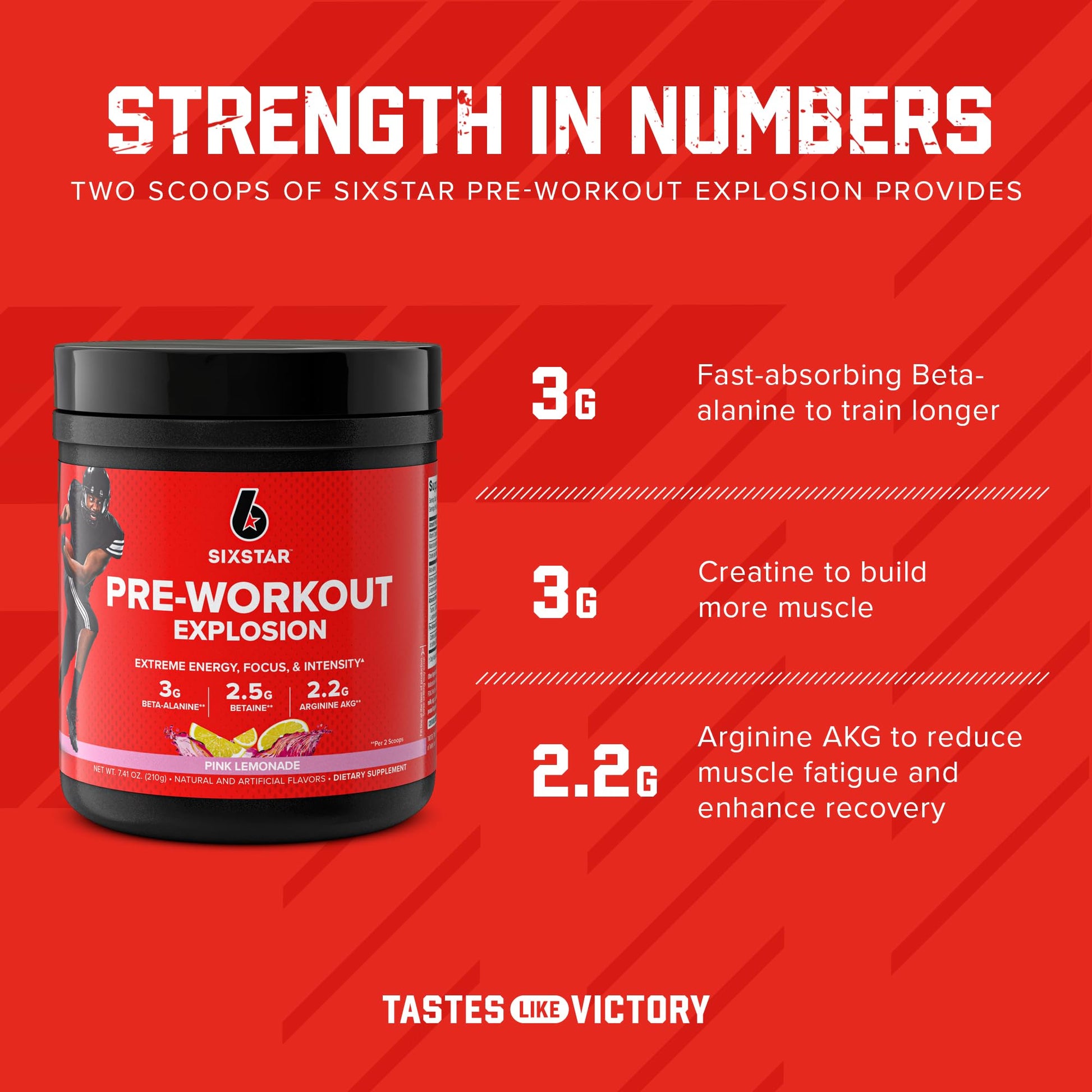 Six Star Pre Workout PreWorkout Explosion Pre Workout Powder for Men & Women PreWorkout Six StarBuy Supplements Australia