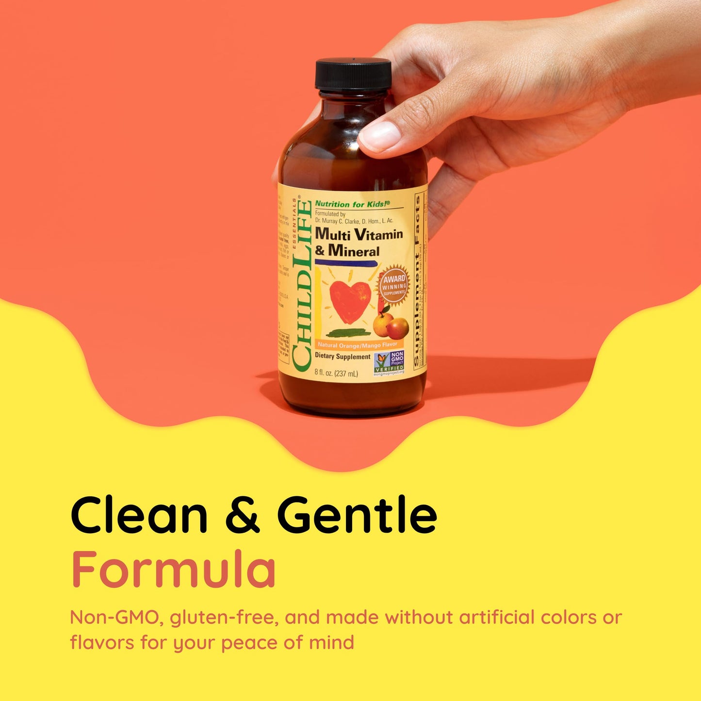 CHILDLIFE ESSENTIALS Kids Multivitamin & Mineral - Kids Vitamins, Liquid Multivitamin for Kids, Toddler Multivitamins, Liquid Vitamins, Baby Multivitamin - Natural Orange & Mango, 8 Fl Oz (Pack of 1) CHILDLIFE ESSENTIALSBuy Supplements Australia
