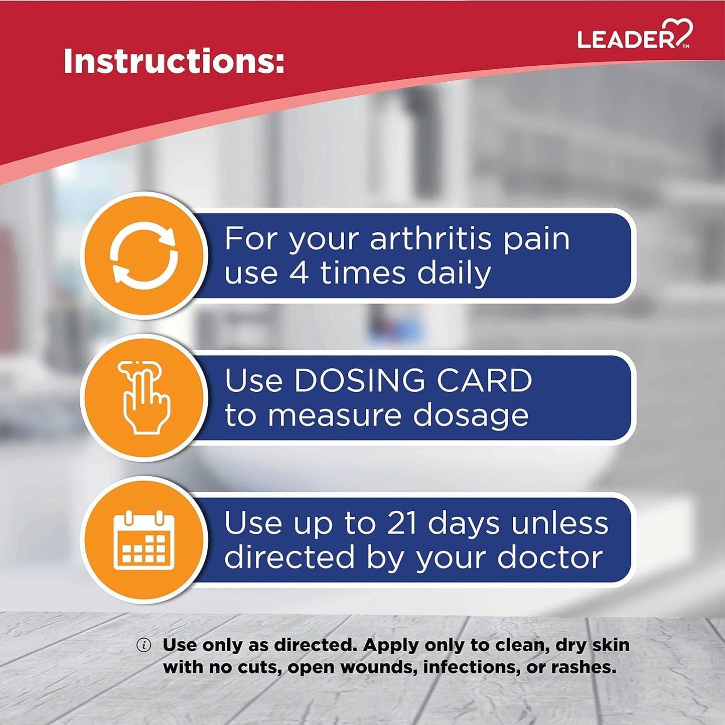 Leader Arthritis Pain Relief Gel, Original Prescription Strength, Diclofenac Sodium Topical Gel 1%, for Adults, Both Men & Women, and Children 12+, Compare to Voltaren, 3.53 Oz LeaderBuy Supplements Australia