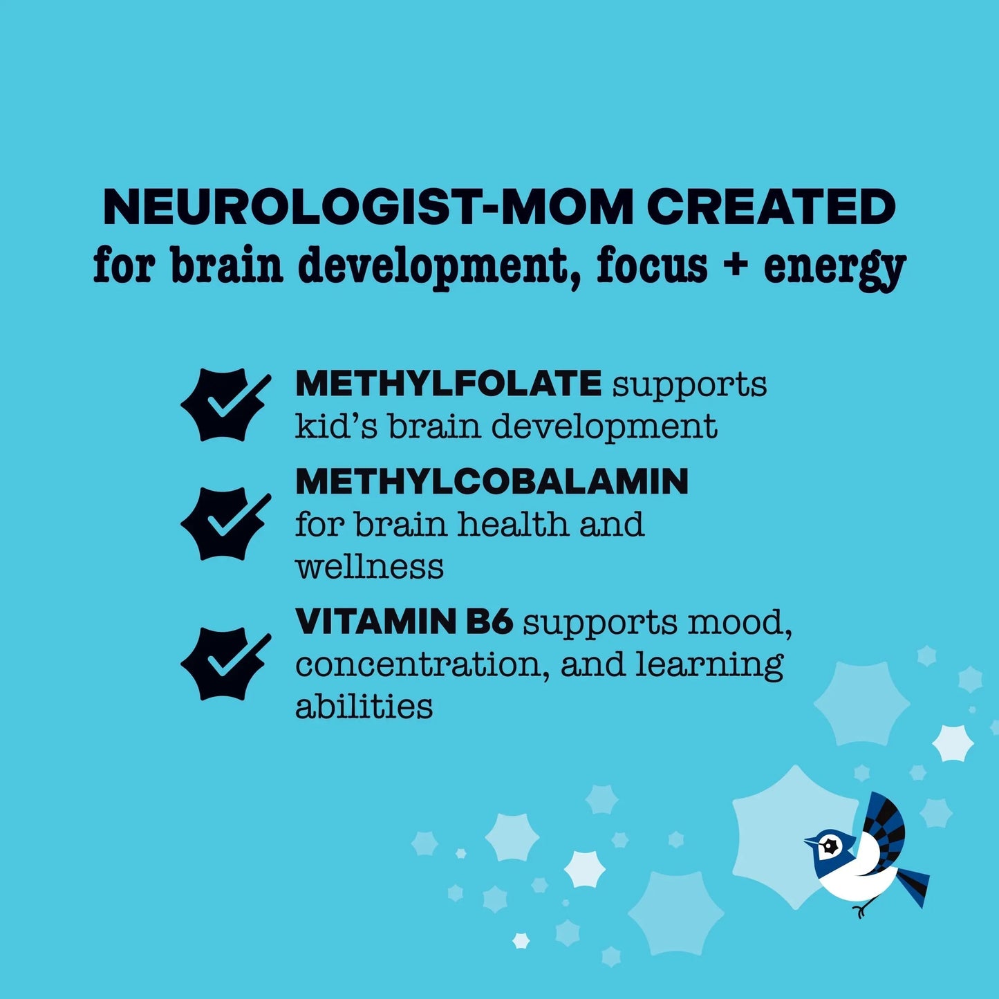 Best Nest Wellness Multi Plus Gummies - Brain Health Support Supplement with Methylated Vitamins - Chewable Multivitamin for Kids Best Nest Wellness