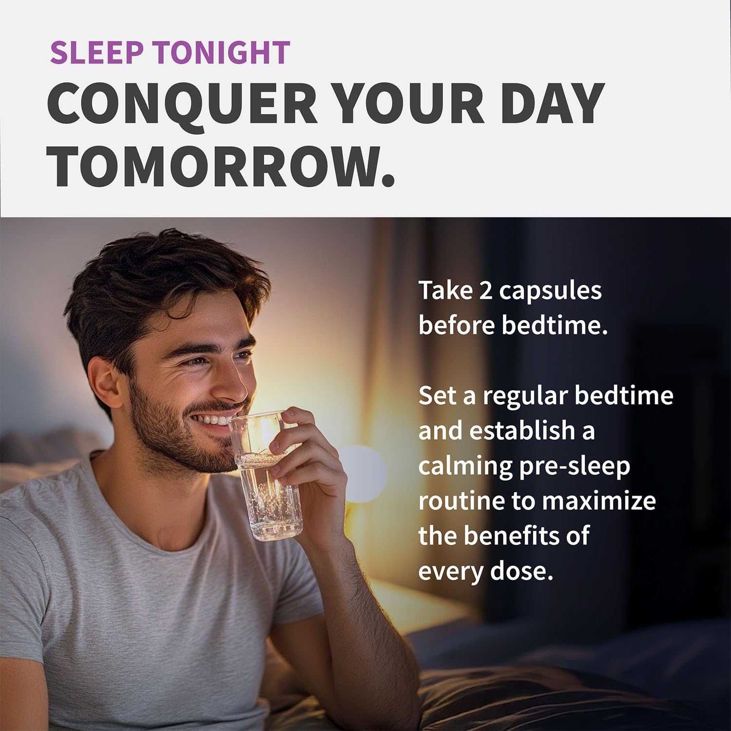 12-in-1 Melatonin Sleep Capsules - Natural Sleep Aids for Adults with Melatonin 5mg and Magnesium Glycinate 500mg, Sleep Aid with Ashwagandha, L Theanine, Valerian Root, GABA, 5-HTP (90ct, Pack of 1) MEDCHOICEBuy Supplements Australia