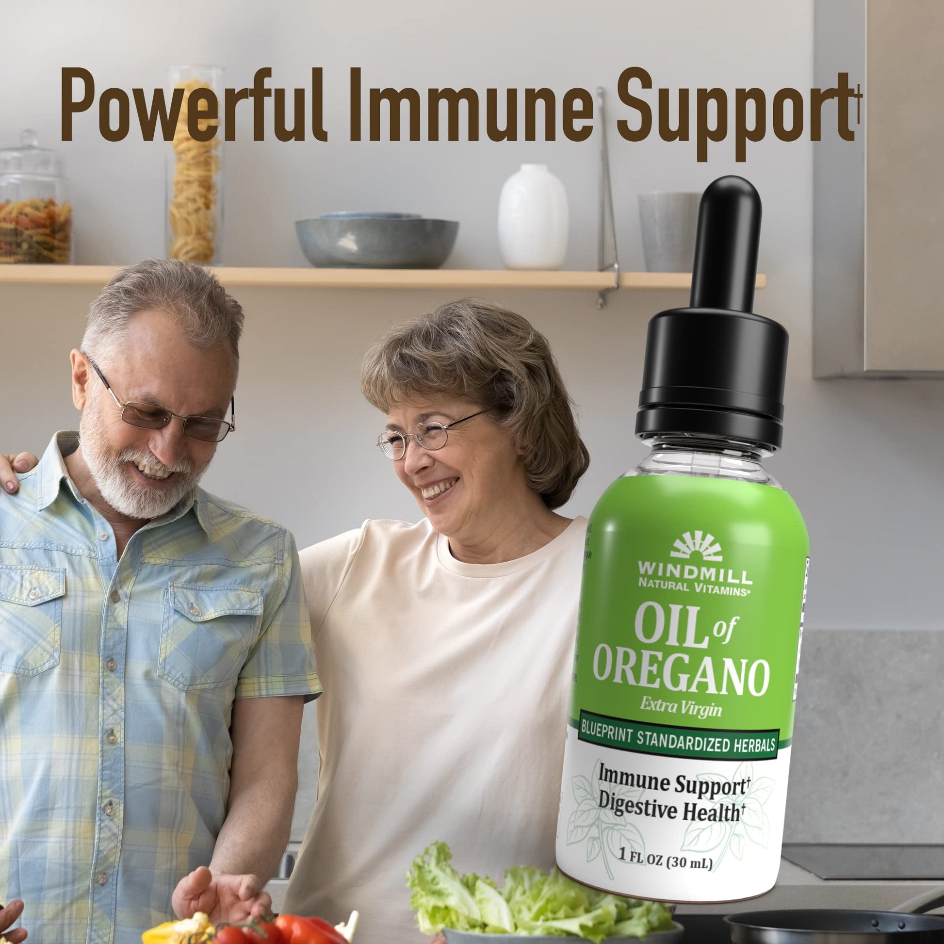 Windmill Natural Vitamins Oil of Oregano, Herbal Blend for Immune Support, Supports Digestive Health, 1 fl oz, 448 Servings WindmillBuy Supplements Australia