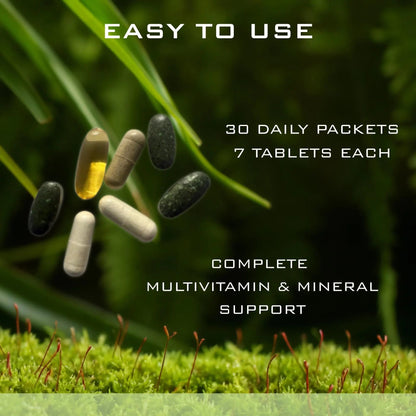 Nature’s Aid Women’s 7-30 Daily Multivitamin Packs for Energy, Focus & Performance Support | Natural Complete Vitamin Nature's Aid Holistic WellnessBuy Supplements Australia