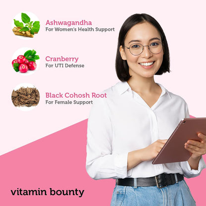 Vitamin Bounty Women's Pro Daily - Vaginal Probiotic & Prebiotic & pH Balance, Probiotics Vitamin BountyBuy Supplements Australia
