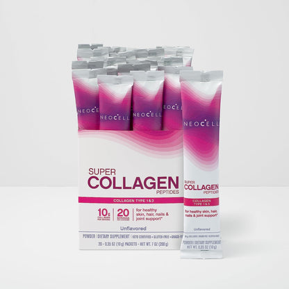 NeoCell Super Collagen Peptides, 10 g Collagen/Single-Serve Packet; Keto Certified NeoCellBuy Supplements Australia