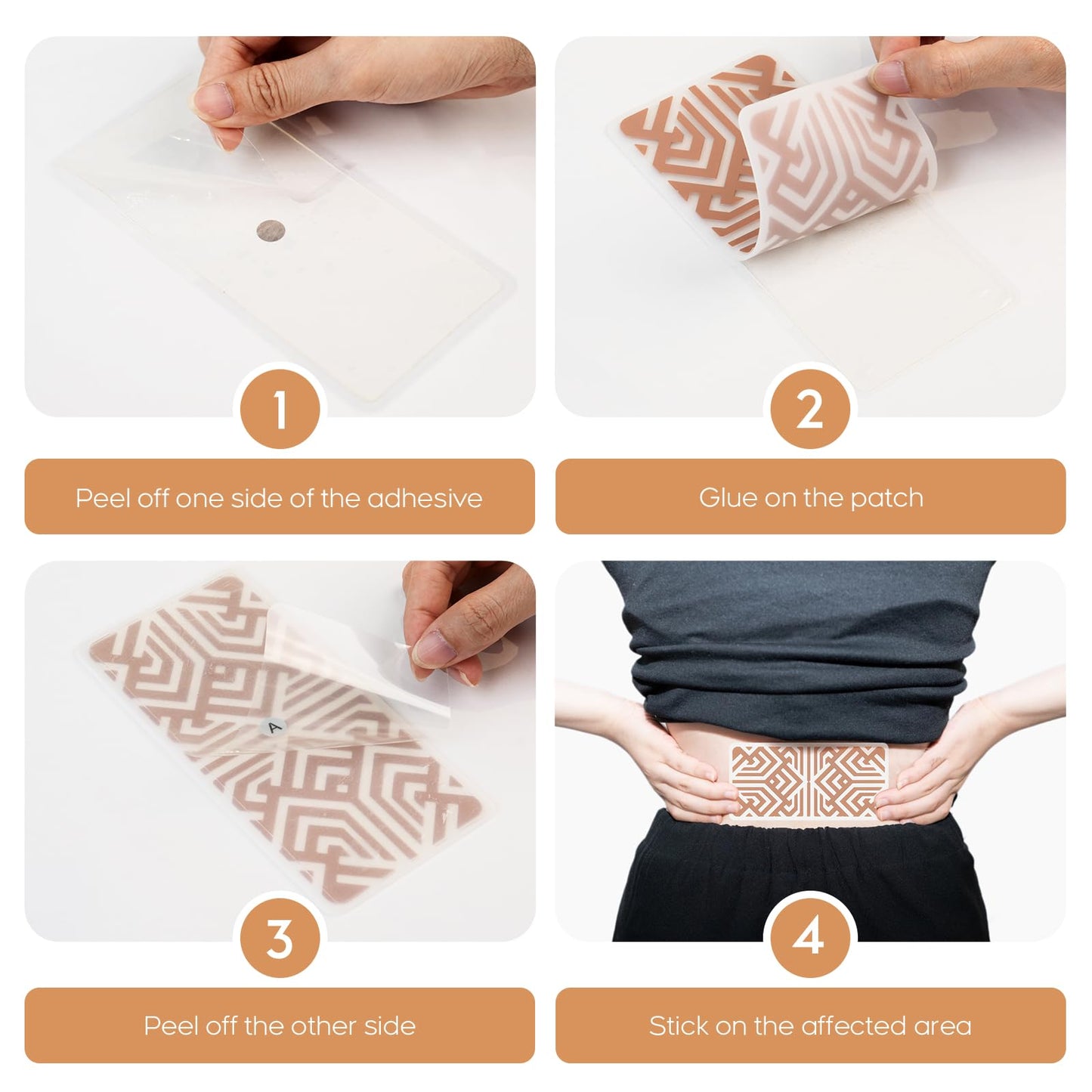 XAYIUIYAX Menthol Pain Patches, Cooling Pain Relief for Sore Muscle Relief - Includes 3 Adhesives, 1 Patch & 1 Carry Case - Relief Back, Shoulder & More - 3.03" × 6.30" - 0327 XAYIUIYAXBuy Supplements Australia