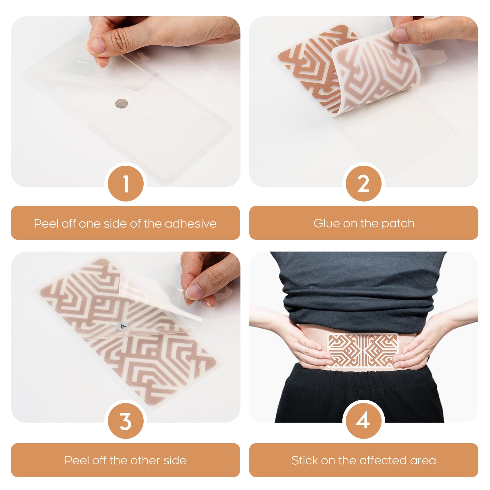 XAYIUIYAX Menthol Pain Patches, Cooling Pain Relief for Sore Muscle Relief - Includes 3 Adhesives, 1 Patch & 1 Carry Case - Relief Back, Shoulder & More - 3.03" × 6.30"-0317 XAYIUIYAXBuy Supplements Australia