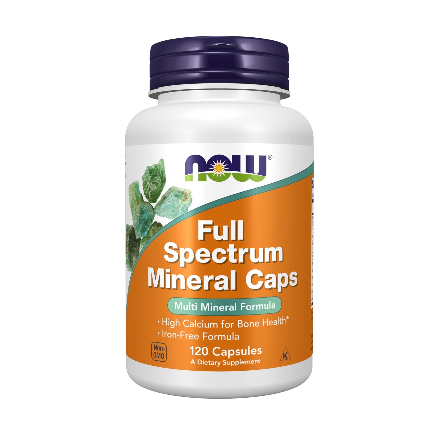 NOW Supplements, Full Spectrum Mineral Caps, Multi Mineral Formula, 120 Veg Capsules NOW FoodsBuy Supplements Australia