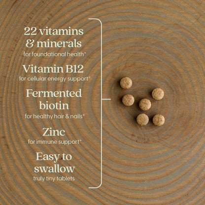 New Chapter Tiny Tabs Multivitamin with 20+ Nutrients for Immune, Cellular Energy & Stress Support, Including Vitamin D3 + B Vitamins, 192 Count New ChapterBuy Supplements Australia