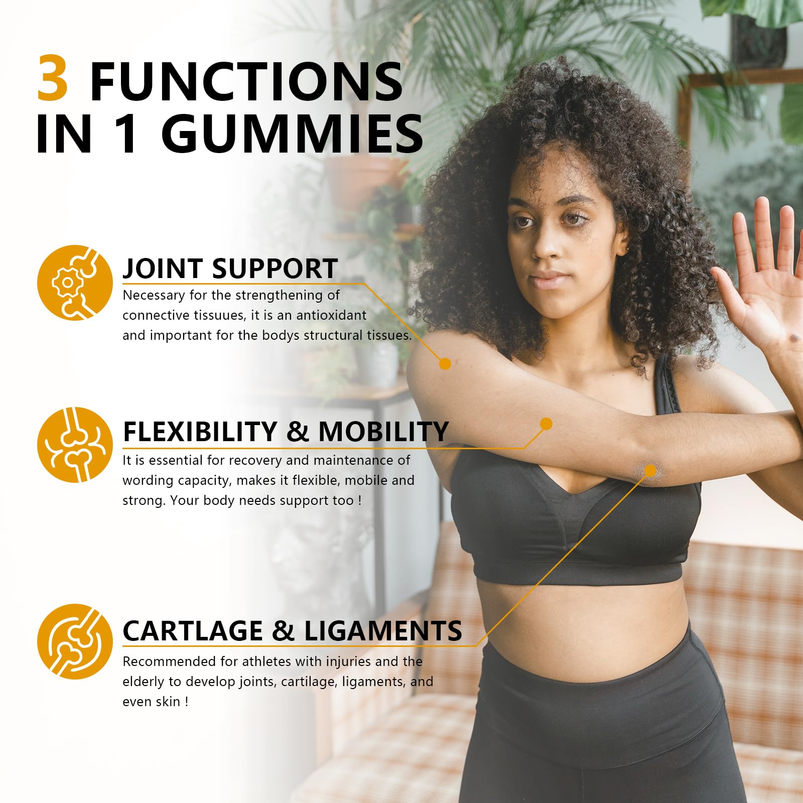 Sugar Free Glucosamine Chondroitin Gummies, Extra Strength 1500mg Glucosamine UPNEUTRIBuy Supplements Australia