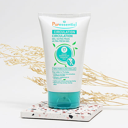 Puressentiel Soothing Gel for Tired Feet, Ankles, Legs - Aromatherapy Lotion with 17 Essential Oils for Body and Skin - Instant, Lasting Relief and Circulation - Natural and Alcohol Free - 4.22 oz PuressentielBuy Supplements Australia