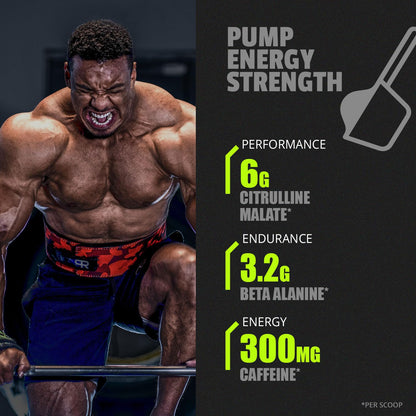 Larry Wheels' PR Preworkout - Enhance Performance with 6g Citrulline, 3.2g Beta Alanine, 300mg Caffeine - Powerful Pre-Workout Supplement for Men & Women - 20 Servings, Larry's Punch Flavor