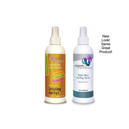 Organic Excellence Wild Mint Styling Spray, Alcohol-Free, pH Neutral, 8 Ounce Organic ExcellenceBuy Supplements Australia