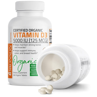 Bronson Vitamin D3 5,000 IU (1 Year Supply) for Immune Support, Healthy Muscle BronsonBuy Supplements Australia