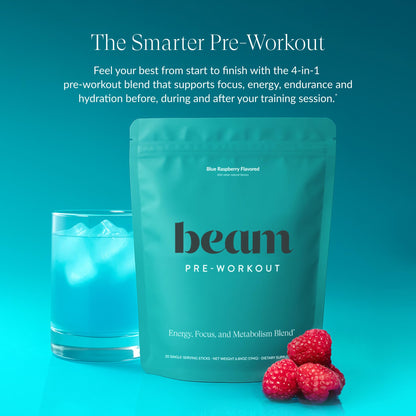 Beam Creatine Monohydrate + Pre Workout Bundle – Strength, Endurance & Muscle Recovery Stack – Clean Energy & Hydration Support, Third-Party Tested for Peak Training Performance BeamBuy Supplements Australia